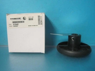 OHMITE P/N 5104E HANDWHEEL KNOB WITH POINTER - NEW DIAMETER 3.5" REPLACEMENT - Image 1 of 4