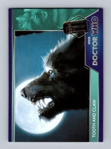 2023 Rittenhouse Doctor Who Series 1-4 #44 Tooth and Claw Gold Tardis /50 - Picture 1 of 2