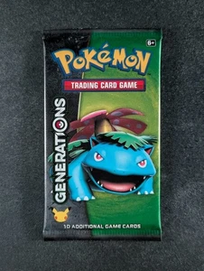 2016 Pokemon X & Y GENERATIONS Factory Sealed Booster Pack English (D) - Picture 1 of 3