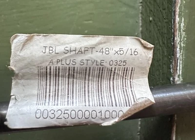 Eje JBL 48”x5/6” Foto 1 de 2