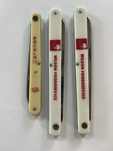 Lot of 3 Colonial Melon Knifes Made In USA DOLE & Food Service 2 New 1 Used - Picture 1 of 12