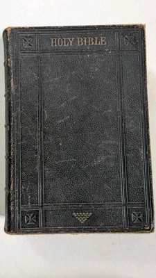 The Holy Bible - King James Version - Leather Oxford University Press (1877) - Image 1 of 4