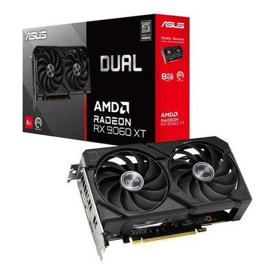 ASUS Dual Radeon RX 9060 XT - NUOVA & IMBALLO ORIGINALE - Rivenditore - Immagine 1 di 4
