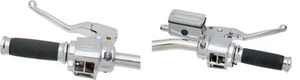 DS Handlebar Control Kit Mechanical Clutch w/o Switches Chrome Harley Davidson - Picture 1 of 1