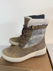 Woman's Boots Merrell Haven Mid Lace Polar Waterproof Camel size US 8 New - Picture 1 of 5