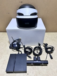 Playstation 4 Virtual Reality V1 Headset Camera bundle PS4 VR - Picture 1 of 10