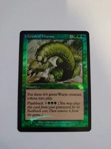 Crush of Wurms. Rare SOrcery Judgment. FOIL Vintage MTG card. - Imagen 1 de 6