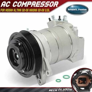 AC Compressor w/ DKS17D Style for Nissan Altima 2002-2006 Maxima 2003-2008 3.5L - Picture 1 of 10