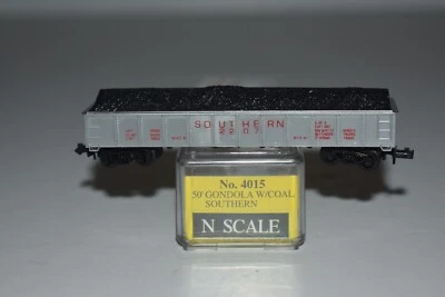 N Scale Model Power 4015 Southern 50' Gondola with Load 2207 C29779 - Image 1 of 2