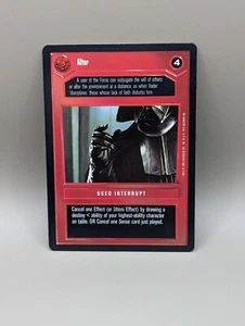1995 Star Wars CCG: Premiere Alter Dark Side Black Border English - Picture 1 of 3
