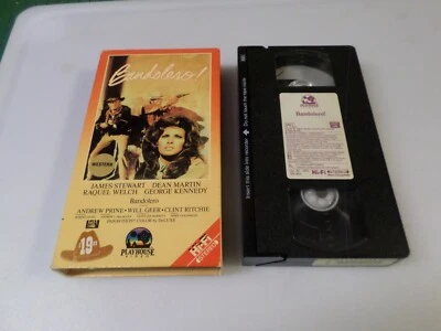 BANDOLERO (1968) - (VHS, 1986) - JAMES STEWART / DEAN MARTIN / RAQUEL WELCH - Image 1 of 4