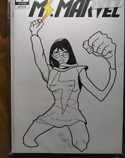 Comic Book Original Art Sketch Cover Ms Marvel Kamala Khan
