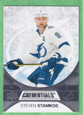 2021-22 Upper Deck Credentials #16 Steven Stamkos Tampa Bay Lightning - Image 1 of 2