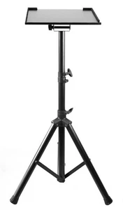 Heavy Duty Tripod Stand For Laptop Projector / Adjustable Height & Tilt Tray - Picture 1 of 12