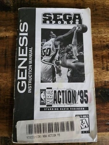 NBA Action '95 Starring David Robinson (Sega Genesis, 1995) Manual - Bild 1 von 2