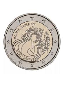 Moneda 2€ Estonia 2022 Slava Ucrania SC/UNC. - Imagen 1 de 1