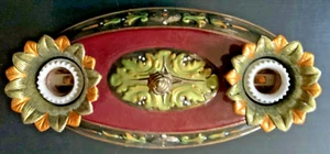 1930’s Vintage Refurbished Genuine Ceiling Light Fixture 💡 Antique Art Deco - Picture 1 of 4