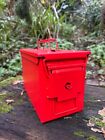 NEW Big 50 Cal Ammo Box New Lockable RED Military Spec Metal UK Personalised