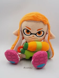 Splatoon Orange B1205 Legit Inkling Sanei 2015 Plush 9" Toy Doll Japan Squid - Picture 1 of 6