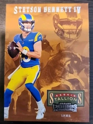 2023 Panini Contenders Rookie Stallions #4 Stetson Bennett, Los Angeles Rams - Image 1 of 2