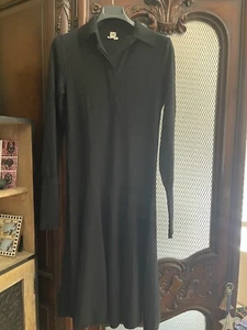 Hermes Women Black Long sleeve Dress Sise 42 - Picture 1 of 9