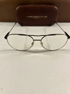 Vintage Neostyle Eyeglasses office 201A 028 56-17 145 Frames & Case - Picture 1 of 8