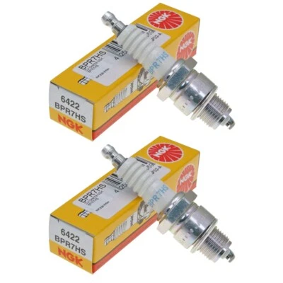 Genuine OEM NGK BPR7HS (6422) Spark Plug - 2 PACK - Image 1 of 2