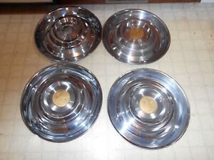 1954 1955 1956 Cadillac Wheel covers 15 Inch Hubcaps Coup Deville  Sedan Deville