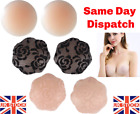 Reusable Silicone Lace Nipple Covers Breast Lift Invisible Adhesive Stickers UK
