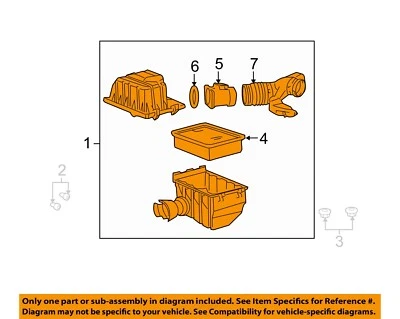 Used Air Cleaner Assembly fits: 2003 Lincoln Aviator 4.6 Grade A — 第 1/3 张图片