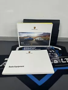 PORSCHE 911 OWNERS PACK / HANDBOOK / MANUAL & WALLET 2015~2018 (2017) - Picture 1 of 7