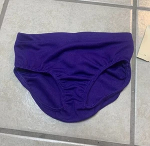 Youth Purple Cheerleading Tennis Dance Spankie Briefs Bloomers NIP - Picture 1 of 1