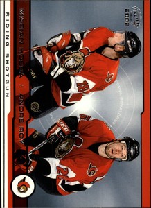 2001-02 Pacific Hockey #417 Marian Hossa Andre Roy