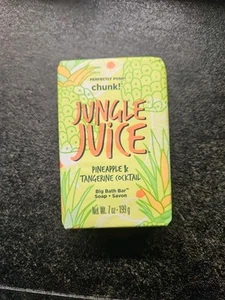 Perfectly Posh Chunk "Jungle" Scent Large Bath Bar Soap Pineapple Tangerine NOS - Picture 1 of 14