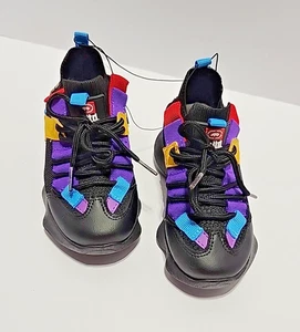 Ecko Unltd Toddler Kids Classic Sneakers Black  multicolored Toddler Size 6 NWT - Picture 1 of 16