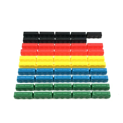 Juego de mesa Ticket to Ride 2016 7201 piezas de repuesto lote 49 vagones de tren de colores Foto 1 de 4