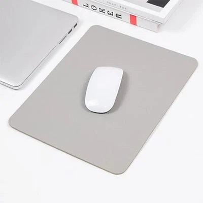 Small PU Leather Mouse Pad Non-Slip Waterproof Desk Mat for PC Laptop Gaming - Image 1 of 4