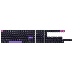 Keychron Keycaps Black and Purple Dye-Sub PBT LSA Full Set Tastenkappen ANSI - Bild 1 von 6