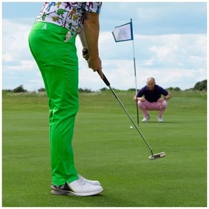 Royal & Awesome Men's 36x32 Golf Pants Neon Green Stretch NWT - Picture 1 of 12