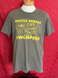Camisa Muscle Shoals Swampers Talla XL Gira Concierto Alabama Respaldo Banda Música - Imagen 1 de 8