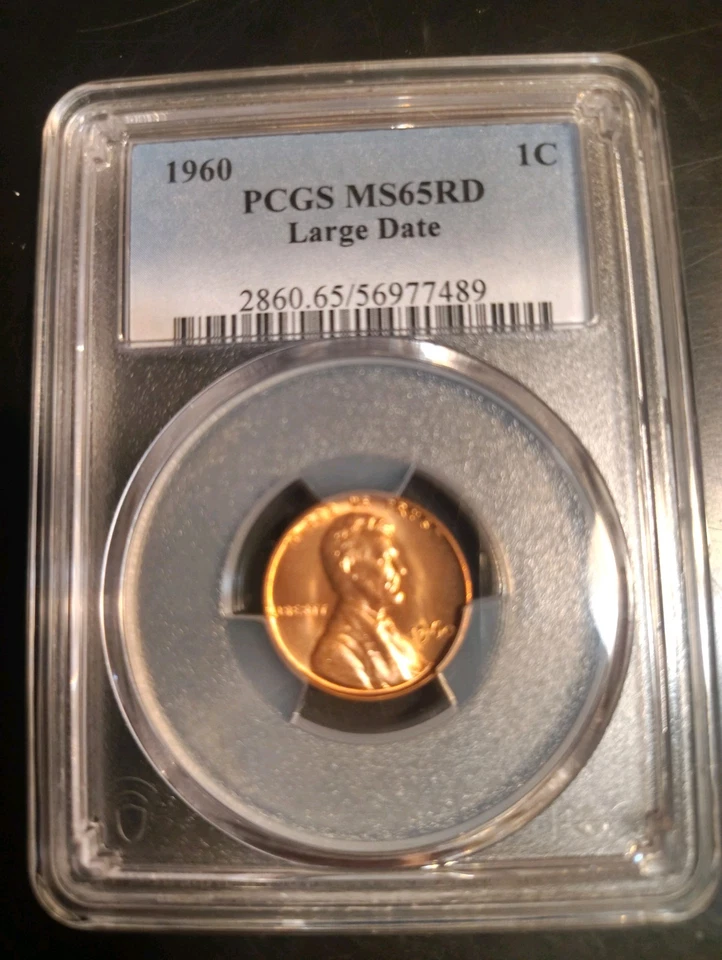 Large Date 1960 Memorial Cent  PCGS MS-65  - Image 1 of 1