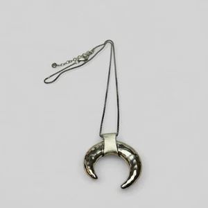 Silpada Sterling 925 Silver Crescent Moon Pendant Necklace N3229 18 in - Picture 1 of 6