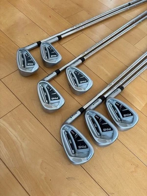 PING i20 Iron Set 7pcs 5-W, U CFS Flex X Green Dot - Image 1 of 4