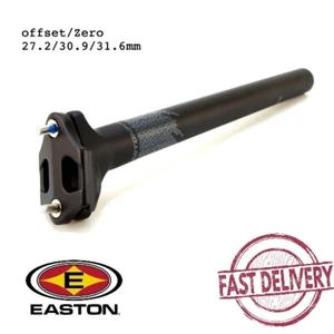 Easton EA70 Alloy Offset/Zero Seatpost 27.2mm/30.9mm/31.6mm MTB Road Bike Black - Picture 1 of 5