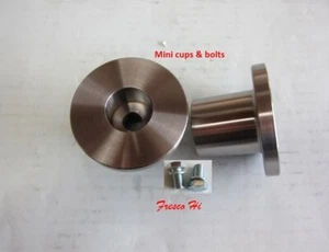 Lowrider Hydraulics one pair of mini cups & bolts for Euro/mini coils - Picture 1 of 9