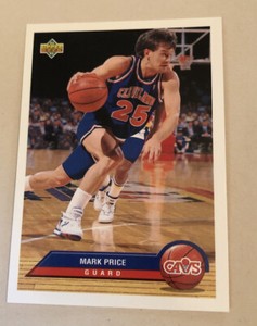 1992 Upper Deck McDonald's Basketball # P8 Mark Price Cleveland Cavaliers