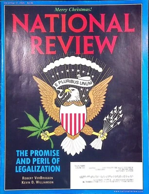 National Review Magazine December 31, 2020 The Promise and Peril of Legalization Foto 1 de 2