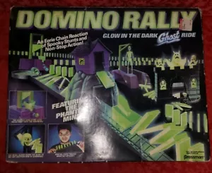 Vintage 1991 Pressman Domino Rally Glow In The Dark Ghost Ride Incomplete - Picture 1 of 17