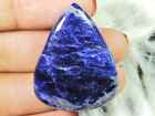 40Cts. Natural Sodalite Pear Crystal Mineral Cabochoh Loose Gemstone 26X33MM