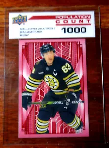 Brad Marchand Boston Bruins Florida Panthers Population Count 1000 2024-25 UD #2 - Picture 1 of 2